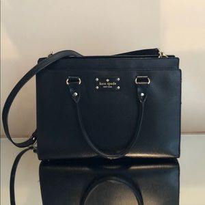 Kate Spade Black Leather Handbag